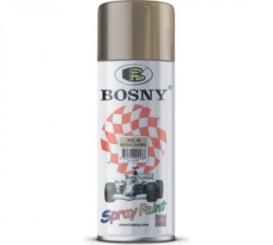 Краска аэроз. BOSNY 520 мл. №048  СЛОНОВАЯ КОСТЬ -  магазин «ТАТМЕТИЗ»