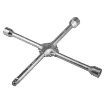 Ключ-крест баллонный 17-19-22-1/2", оцинкованный усиленный, ЗУБР "ЭКСПЕРТ" | «ТАТМЕТИЗ» Ключ-крест баллонный 17-19-22-1/2", оцинкованный усиленный, ЗУБР "ЭКСПЕРТ" - магазин «ТАТМЕТИЗ»