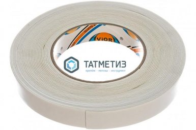 Лента двусторонняя, на вспененной основе 19 мм х 10 м, белая AVIORA -  магазин «ТАТМЕТИЗ»