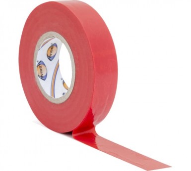 Изолента 15 мм х 20 м, ПВХ красная A -  магазин крепежа «ТАТМЕТИЗ»