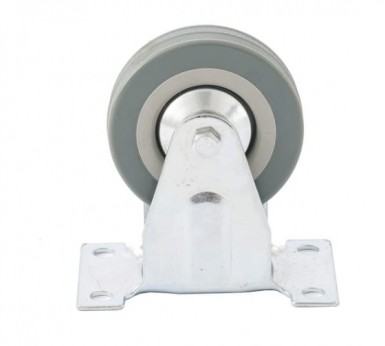 Колесо неповоротное d-100мм, крепление платформенное СИБРТЕХ | «ТАТМЕТИЗ» Колесо неповоротное d-100мм, крепление платформенное СИБРТЕХ - магазин «ТАТМЕТИЗ»