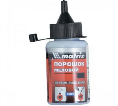 Порошок  меловой синий, 115 г, для разметочных шнуров// MATRIX -  магазин крепежа «ТАТМЕТИЗ»