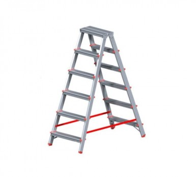 Стремянка 2-сторонняя Vira Rus 6 ступеней -  магазин крепежа «ТАТМЕТИЗ»