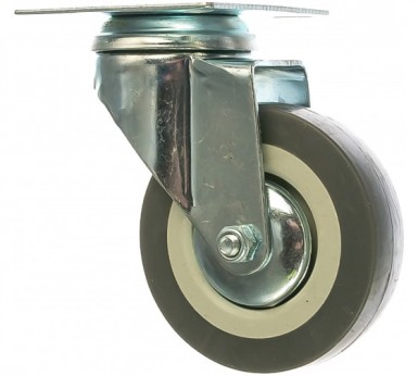 Колесо поворотное d-75мм, крепление платформенное СИБРТЕХ | «ТАТМЕТИЗ» Колесо поворотное d-75мм, крепление платформенное СИБРТЕХ - магазин «ТАТМЕТИЗ»