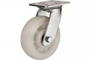 Колеса большегрузные НЕЙЛОН поворотное с площадкой и тормозом d 200 мм | «ТАТМЕТИЗ» Колеса большегрузные НЕЙЛОН поворотное с площадкой и тормозом d 200 мм - магазин «ТАТМЕТИЗ»