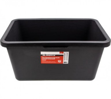 Таз прямоугольный строительный усиленный, 45л// Matrix -  магазин крепежа «ТАТМЕТИЗ»