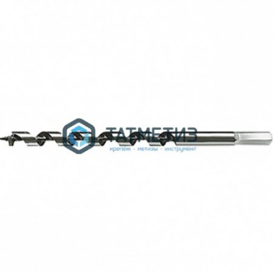 Сверло по дереву, спираль Левиса 25х460 мм, 6-гранный хвостовик// MATRIX -  магазин крепежа «ТАТМЕТИЗ»