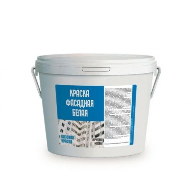 Краска ВД  TONE для фасадов  БЕЛАЯ 2,5 кг-./4 -  магазин крепежа «ТАТМЕТИЗ»