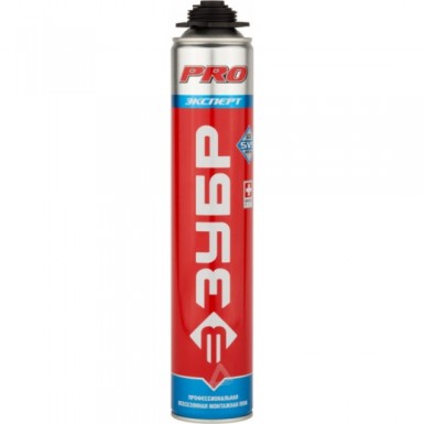Пена ЗУБР "ЭКСПЕРТ" ПРО В1 профессиональная, для монтажного пистолета, всесезонная, 750мл | «ТАТМЕТИЗ» Пена ЗУБР "ЭКСПЕРТ" ПРО В1 профессиональная, для монтажного пистолета, всесезонная, 750мл - магазин крепежа «ТАТМЕТИЗ»