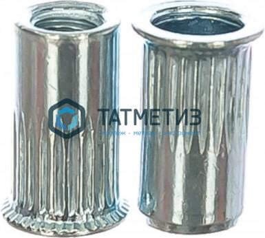 Заклепка резьбовая плоский уменьшенный фланец М 4 (1500 шт/уп) RC | «ТАТМЕТИЗ» Заклепка резьбовая плоский уменьшенный фланец М 4 (1500 шт/уп) RC - магазин крепежа «ТАТМЕТИЗ»