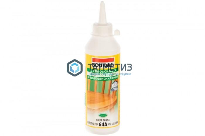 Клей для дерева на основе ПВА, быстросохнущий, 64А 250 мл / 12 Клей для дерева на основе ПВА, быстросохнущий, 64А 250 мл / 12