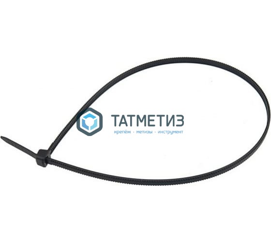 Хомут-стяжка нейлон 350 х 4,8 (100 шт/уп) REXANT черный Хомут-стяжка нейлон 350 х 4,8 (100 шт/уп) REXANT черный