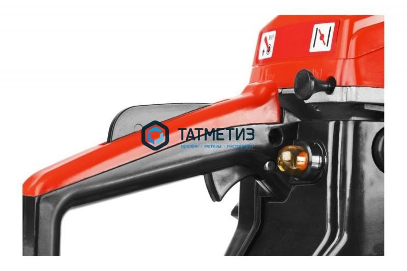 Пила цепная бензиновая, ЗУБР, хромир. цилиндр, праймер, 54,6 см3 (2,1 кВт), шина 45 см, 11500 об/мин Пила цепная бензиновая, ЗУБР, хромир. цилиндр, праймер, 54,6 см3 (2,1 кВт), шина 45 см, 11500 об/мин