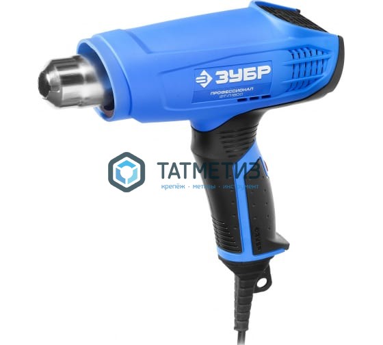 Фен ЗУБР "ПРОФЕССИОНАЛ" 1600 Вт, керам. изолятор, насадки, 2 режима 350град 350л, 550град 550л Фен ЗУБР "ПРОФЕССИОНАЛ" 1600 Вт, керам. изолятор, насадки, 2 режима 350град 350л, 550град 550л