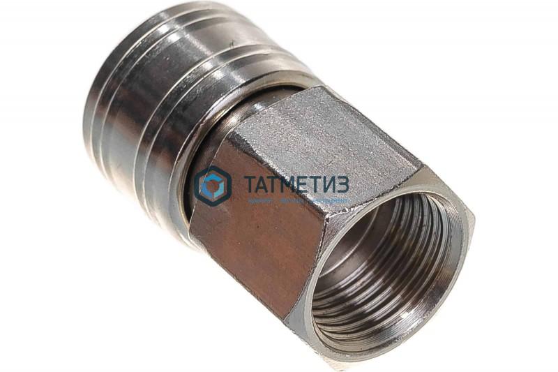 Муфта универсальная быстросъемная ("мама"), внутренняя резьба 1/2", 1 шт.// STELS Муфта универсальная быстросъемная ("мама"), внутренняя резьба 1/2", 1 шт.// STELS