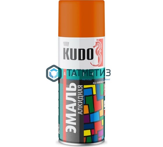 Краска аэроз. KUDO 520 мл. №1019 ОРАНЖЕВАЯ RAL 2004 Краска аэроз. KUDO 520 мл. №1019 ОРАНЖЕВАЯ RAL 2004