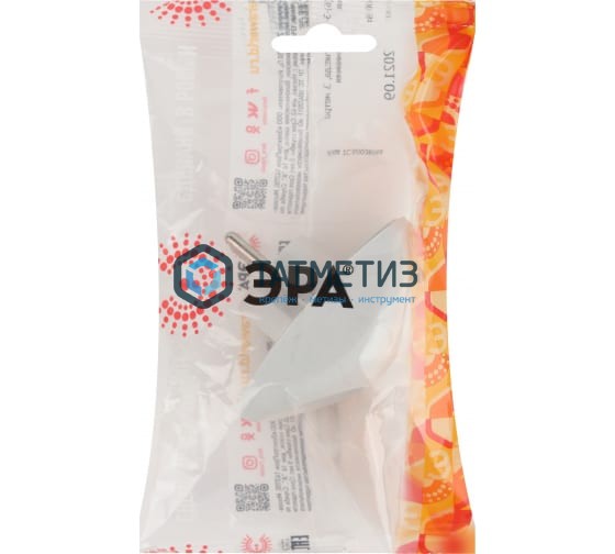 Тройник на 2 гнезда, без заземл. 10А IP20 SPx-2-W бел. Эра Тройник на 2 гнезда, без заземл. 10А IP20 SPx-2-W бел. Эра