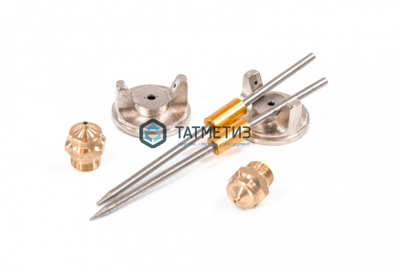 Краскораспылитель пневмат. с верхним бачком V=1,0 л, сопла диаметром 1.2, 1.5 и 1.8 мм// Matrix Краскораспылитель пневмат. с верхним бачком V=1,0 л, сопла диаметром 1.2, 1.5 и 1.8 мм// Matrix