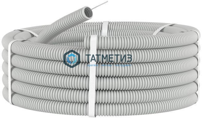 Гофротруба ПВХ с зондом 25мм (50м) IEK | «ТАТМЕТИЗ» Гофротруба ПВХ с зондом 25мм (50м) IEK - магазин крепежа «ТАТМЕТИЗ»