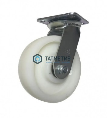 Колеса большегрузные НЕЙЛОН поворотное с площадкой и тормозом d 125 мм | «ТАТМЕТИЗ» Колеса большегрузные НЕЙЛОН поворотное с площадкой и тормозом d 125 мм - магазин крепежа «ТАТМЕТИЗ»