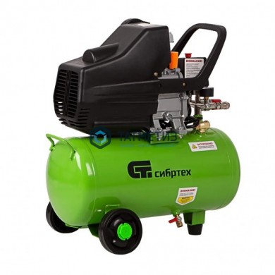 Компрессор воздушный КК-1500/24, 1,5 кВт, 198 л/мин, 24 л, прямой привод, масляный// Сибртех | «ТАТМЕТИЗ» Компрессор воздушный КК-1500/24, 1,5 кВт, 198 л/мин, 24 л, прямой привод, масляный// Сибртех - магазин крепежа «ТАТМЕТИЗ»