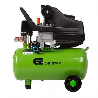 Компрессор воздушный КК-1500/24, 1,5 кВт, 198 л/мин, 24 л, прямой привод, масляный// Сибртех | «ТАТМЕТИЗ» Компрессор воздушный КК-1500/24, 1,5 кВт, 198 л/мин, 24 л, прямой привод, масляный// Сибртех - магазин крепежа «ТАТМЕТИЗ»