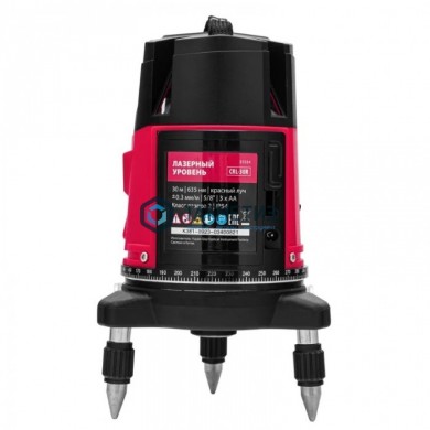 Уровень лазерный CRL-30R, 30 м, красный луч, батарейки, резьба 5/8"// MTX | «ТАТМЕТИЗ» Уровень лазерный CRL-30R, 30 м, красный луч, батарейки, резьба 5/8"// MTX - магазин крепежа «ТАТМЕТИЗ»