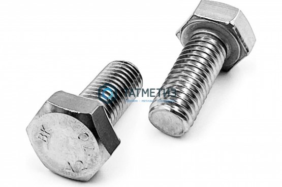 Болт М16 х 85 DIN 933 А2 нержавейка |  «ТАТМЕТИЗ» Болт М16 х 85 DIN 933 А2 нержавейка -  магазин крепежа «ТАТМЕТИЗ»