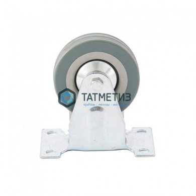 Колесо неповоротное d-75мм, крепление платформенное // СИБРТЕХ | «ТАТМЕТИЗ» Колесо неповоротное d-75мм, крепление платформенное // СИБРТЕХ - магазин крепежа «ТАТМЕТИЗ»
