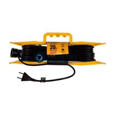 Удлинитель на рамке 1 х 20 м, с/з, ПВС 3х2,5, 4000 Вт, IP20, 16А, Атлант | «ТАТМЕТИЗ» Удлинитель на рамке 1 х 20 м, с/з, ПВС 3х2,5, 4000 Вт, IP20, 16А, Атлант - магазин крепежа «ТАТМЕТИЗ»