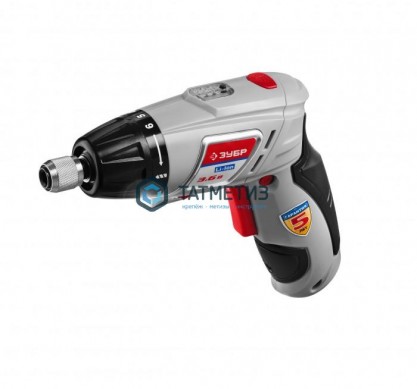 Отвертка-трансформер аккумуляторная, 3.6 В, Li-Ion, в кейсе, ЗУБР | «ТАТМЕТИЗ» Отвертка-трансформер аккумуляторная, 3.6 В, Li-Ion, в кейсе, ЗУБР - магазин крепежа «ТАТМЕТИЗ»