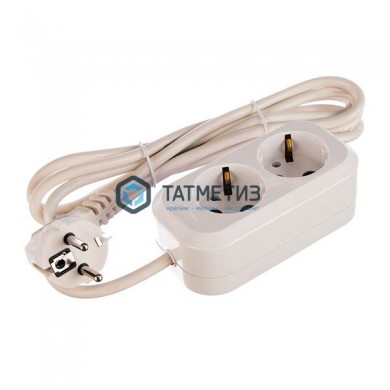 Удлинитель бытовой 2х2м с заземлением 16А Универсал | «ТАТМЕТИЗ» Удлинитель бытовой 2х2м с заземлением 16А Универсал - магазин крепежа «ТАТМЕТИЗ»