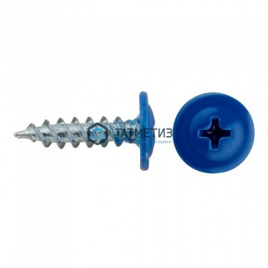 Саморез п/ш сверло 4,2x19  RAL 5002 -  магазин крепежа «ТАТМЕТИЗ»