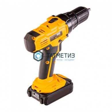 Дрель-шуруповерт аккумуляторная CDL-IB-18-02, Li-Ion, 18 В, 1,5 Ач, 2 акк.// Denzel | «ТАТМЕТИЗ» Дрель-шуруповерт аккумуляторная CDL-IB-18-02, Li-Ion, 18 В, 1,5 Ач, 2 акк.// Denzel - магазин крепежа «ТАТМЕТИЗ»