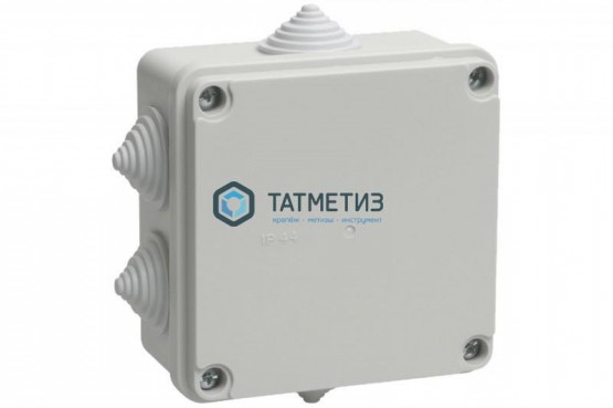 Коробка распр. ОП 100х100х50 IP55 KM41234 ИЭК | «ТАТМЕТИЗ» Коробка распр. ОП 100х100х50 IP55 KM41234 ИЭК - магазин крепежа «ТАТМЕТИЗ»
