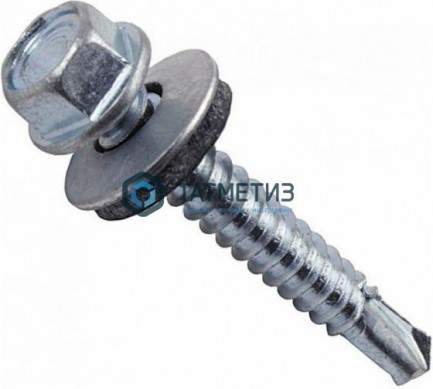 Саморез кровельный 6,3х130 (500 шт/уп) KENNER | «ТАТМЕТИЗ» Саморез кровельный 6,3х130 (500 шт/уп) KENNER - магазин крепежа «ТАТМЕТИЗ»