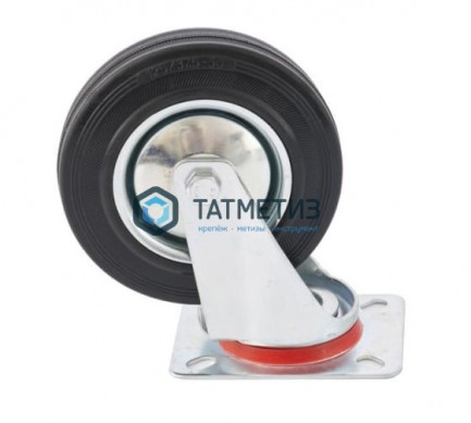Колесо поворотное d-160мм, крепление платформенное СИБРТЕХ | «ТАТМЕТИЗ» Колесо поворотное d-160мм, крепление платформенное СИБРТЕХ - магазин крепежа «ТАТМЕТИЗ»