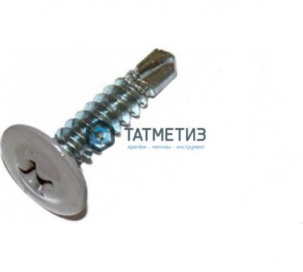 Саморез п/ш остр. 4,2x32 RAL 7024 (500 шт/уп) | «ТАТМЕТИЗ» Саморез п/ш остр. 4,2x32 RAL 7024 (500 шт/уп) - магазин крепежа «ТАТМЕТИЗ»