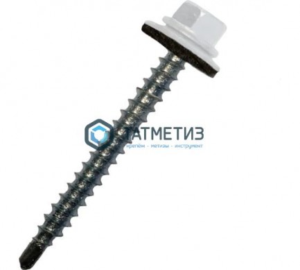 Саморез окраш.кров. 4,8х50 (51) /9003/ (150 шт/уп) Z | «ТАТМЕТИЗ» Саморез окраш.кров. 4,8х50 (51) /9003/ (150 шт/уп) Z - магазин крепежа «ТАТМЕТИЗ»