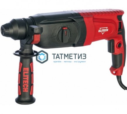 Перфоратор ELITECH П 1032РЭМ (SDS+,1050Вт,3реж,3.4Дж,набор оснастки,кейс) | «ТАТМЕТИЗ» Перфоратор ELITECH П 1032РЭМ (SDS+,1050Вт,3реж,3.4Дж,набор оснастки,кейс) - магазин крепежа «ТАТМЕТИЗ»