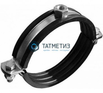 Хомут  16-20мм (3/8) сантехнический с гайкой М8 (300 шт/уп) S -  магазин крепежа «ТАТМЕТИЗ»