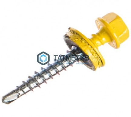 Саморез окраш.кров. 4,8х35 /1018/ (250 шт/уп) МК | «ТАТМЕТИЗ» Саморез окраш.кров. 4,8х35 /1018/ (250 шт/уп) МК - магазин крепежа «ТАТМЕТИЗ»