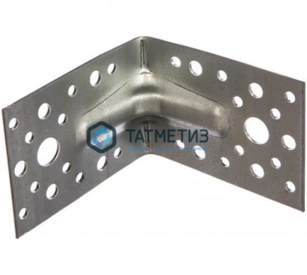 Крепежный усиленный уголок KUU 90x90x65х2, 5 (50шт упак) | «ТАТМЕТИЗ» Крепежный усиленный уголок KUU 90x90x65х2, 5 (50шт упак) - магазин крепежа «ТАТМЕТИЗ»