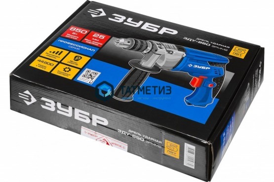 Дрель удар, ЗУБР Профессионал, мет. корпус редуктора, патрон 13 мм, 0-2800 об мин, 850 Вт | «ТАТМЕТИЗ» Дрель удар, ЗУБР Профессионал, мет. корпус редуктора, патрон 13 мм, 0-2800 об мин, 850 Вт - магазин крепежа «ТАТМЕТИЗ»