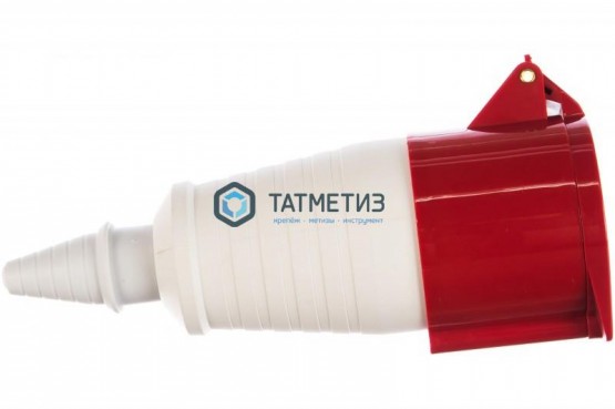 Розетка кабельная 380В, 32А 3Р+N+Е IP44 переносная -  магазин крепежа «ТАТМЕТИЗ»