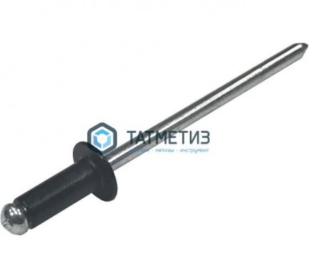 Заклепки ZK ал/ст 4,0x10 RAL 7024 (1000 шт/уп) -  магазин крепежа «ТАТМЕТИЗ»