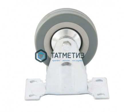 Колесо неповоротное d-100мм, крепление платформенное СИБРТЕХ | «ТАТМЕТИЗ» Колесо неповоротное d-100мм, крепление платформенное СИБРТЕХ - магазин крепежа «ТАТМЕТИЗ»