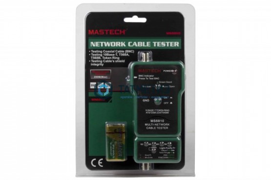 Тестер кабеля с генератором сигнала MASTECH MS6810 | «ТАТМЕТИЗ» Тестер кабеля с генератором сигнала MASTECH MS6810 - магазин крепежа «ТАТМЕТИЗ»