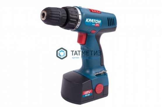 Дрель-шуруповерт аккумуляторная Кратон CDH-12-KL | «ТАТМЕТИЗ» Дрель-шуруповерт аккумуляторная Кратон CDH-12-KL - магазин крепежа «ТАТМЕТИЗ»