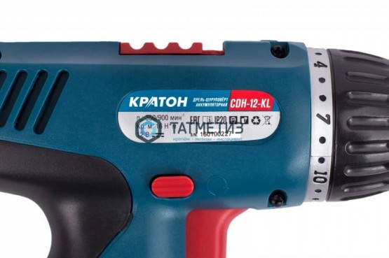 Дрель-шуруповерт аккумуляторная Кратон CDH-12-KL | «ТАТМЕТИЗ» Дрель-шуруповерт аккумуляторная Кратон CDH-12-KL - магазин крепежа «ТАТМЕТИЗ»